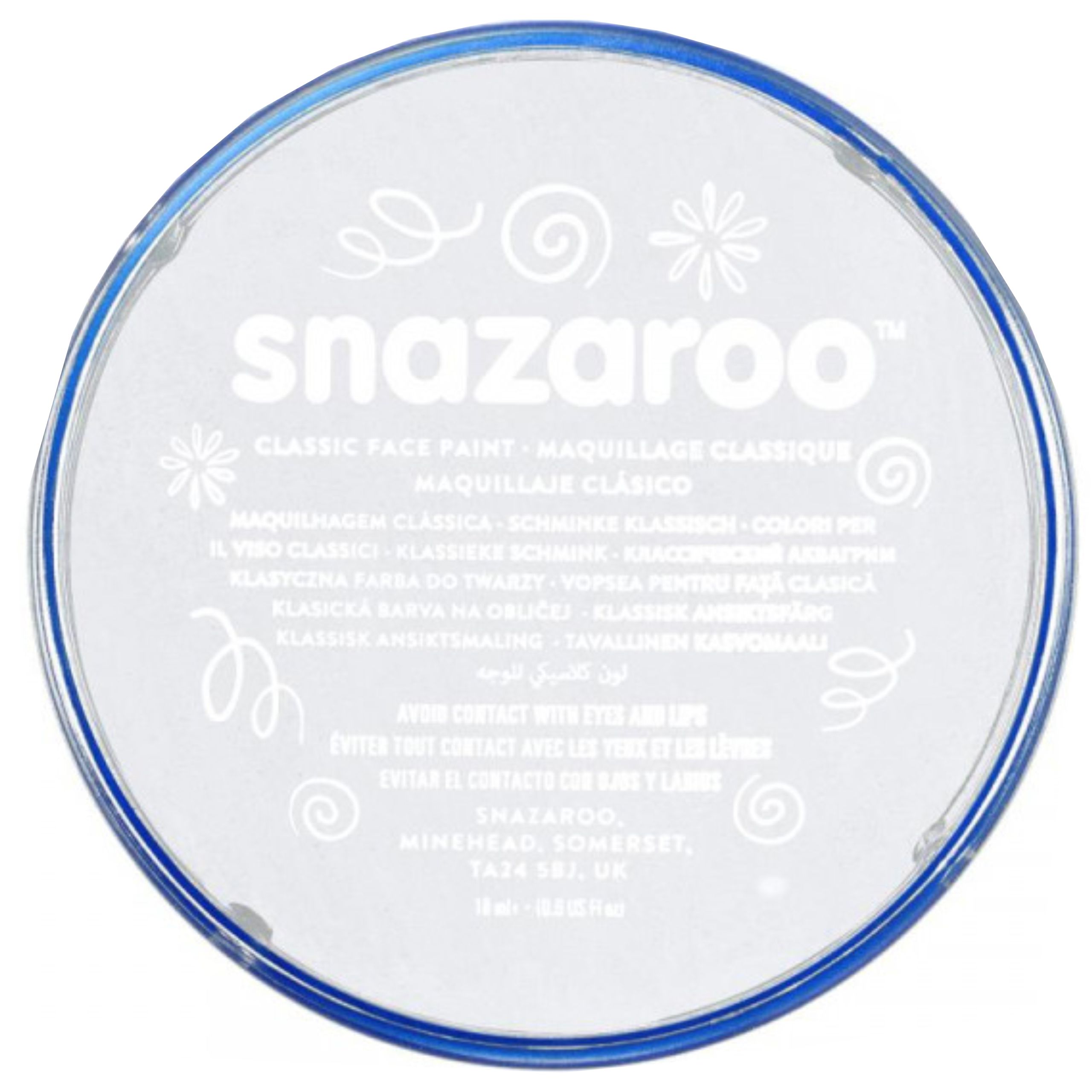 

Farba do malowania twarzy ciała Snazaroo biała