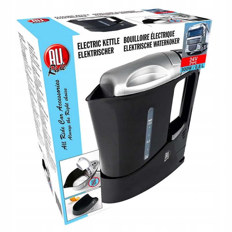 Allride Czajnik 24V/300W, 0,8 lt z podst.