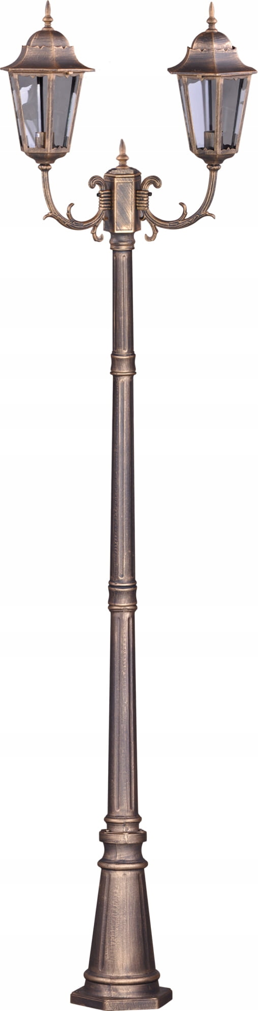 Vonkajšia stojaca lampa s patinovým svietidlom Kaja