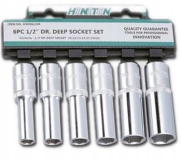 

Honiton Nasadki Długie 6cz. 1/2" 4006