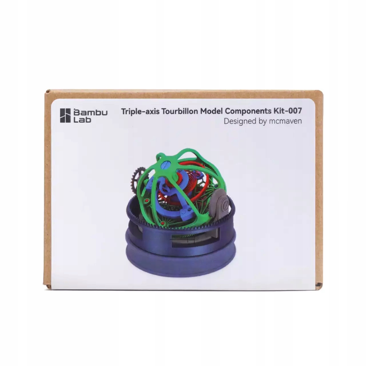 Stavebnice Diy Bambu Lab Triple-Axis Tourbillon Model Components Kit-007