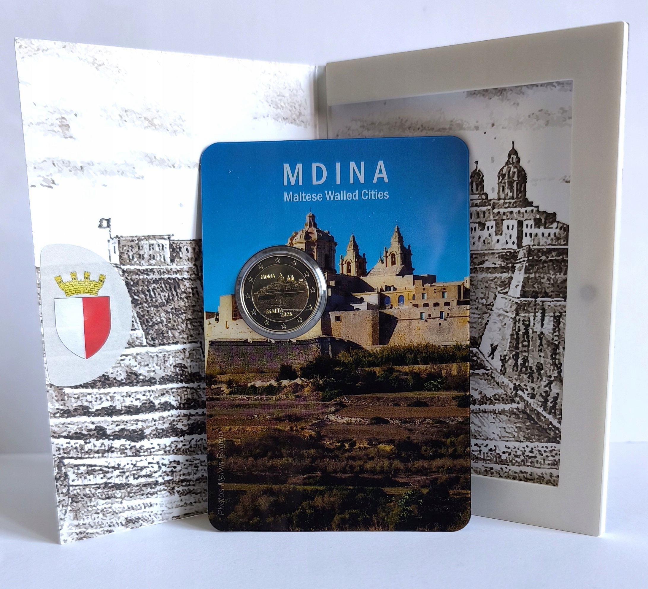 Malta 2 euro Coincard 2025 - Mdina