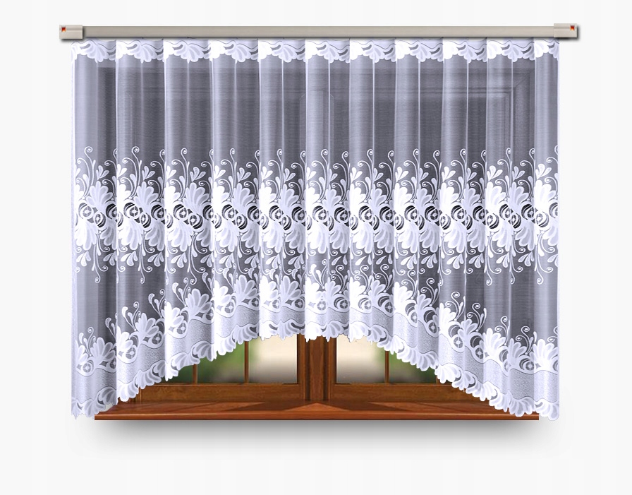 FIRANKA GOTOWA ŻAKARDOWA 7003 160X300 KASJANA WIOSENNA PROMOCJA