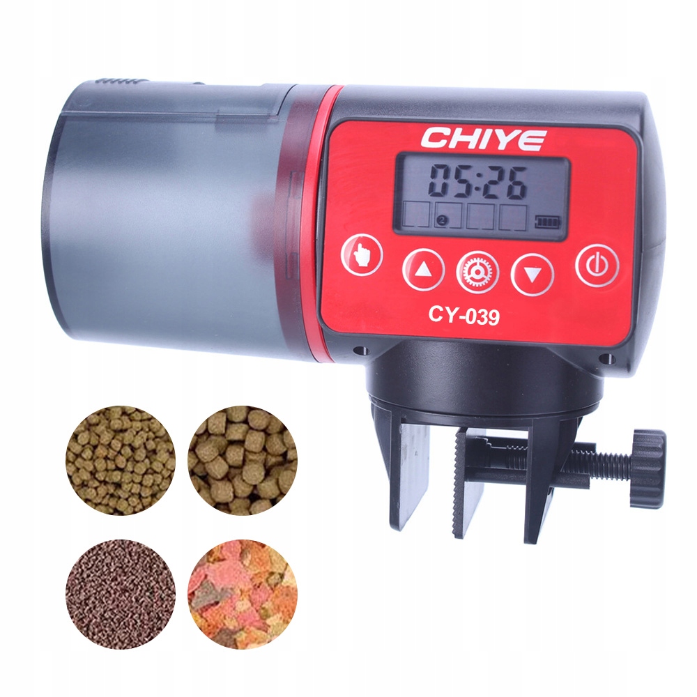 Levně Automatické Krmítko Pro Ryby LCD Dávkovač Krmítko Pro Ryby 200 ML