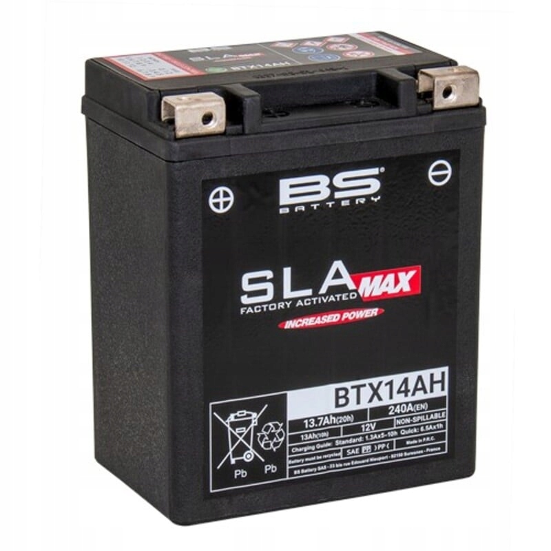 Bs Battery Sla Max Bezúdržbová batéria s továrenskou aktiváciou BTX14AH Max Fa