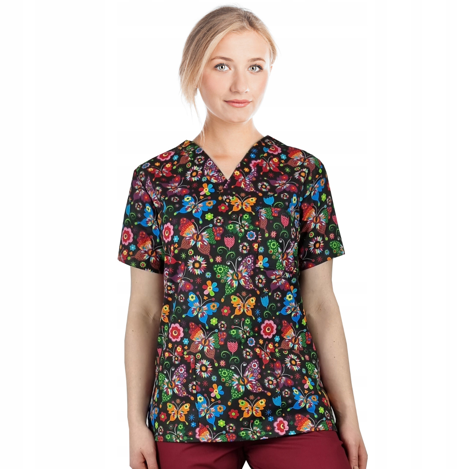 

Bluza medyczna damska fartuch kolorowy M