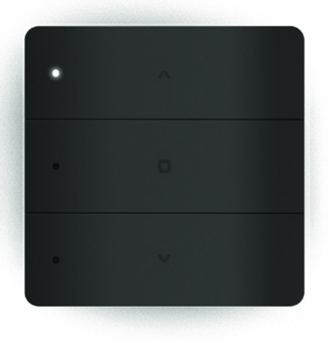 Mobilus Cosmo Wm nástenný 1-kanálový diaľkový ovládač 2Way ready čierny