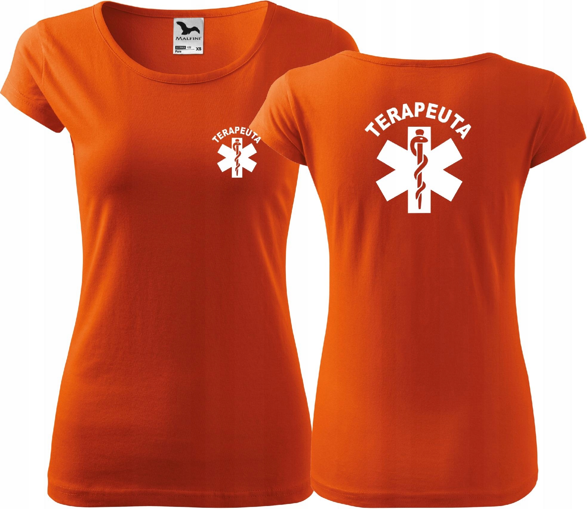 

Wygodna damska koszulka medyczna Pure Terapeuta S