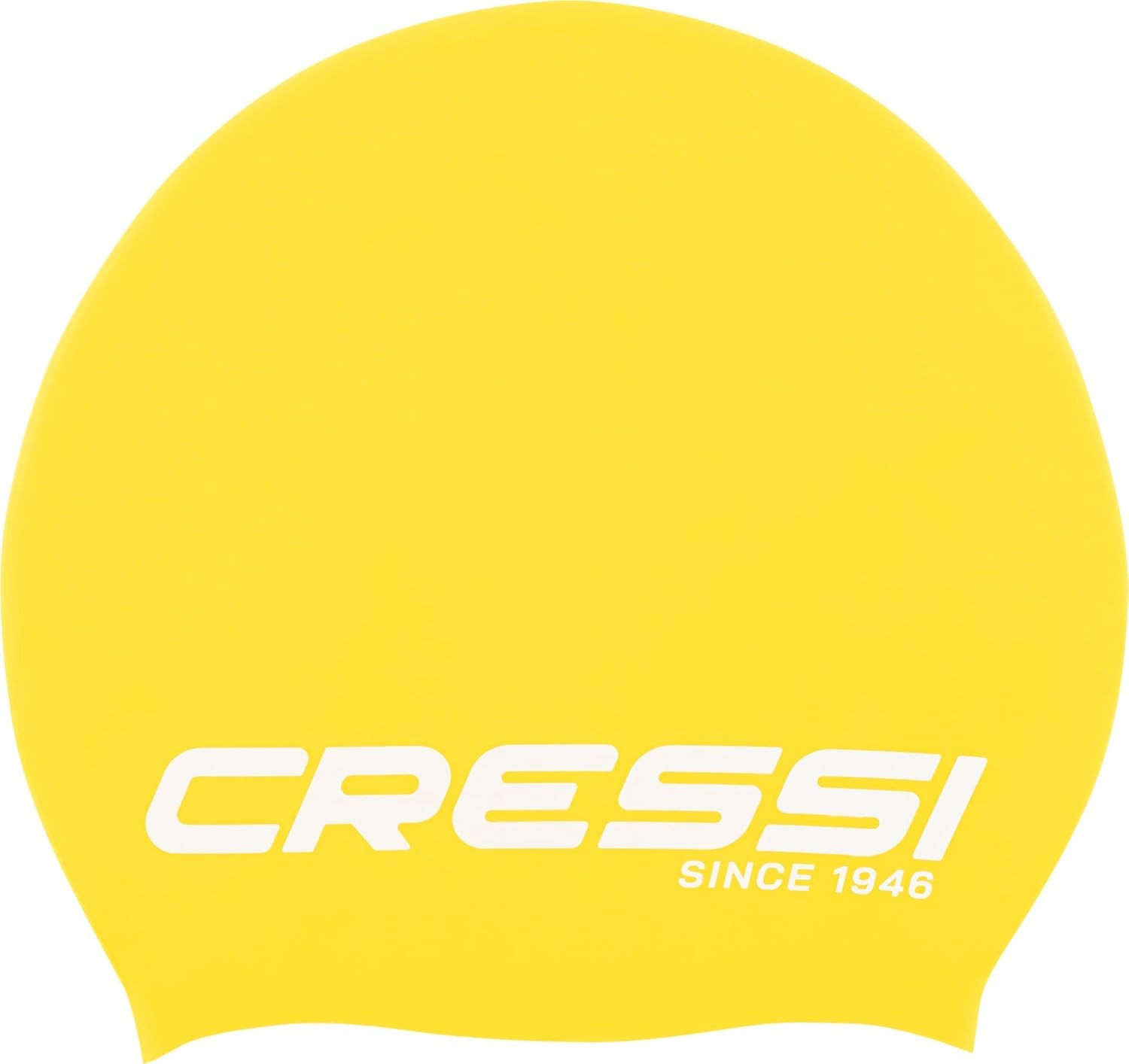 Cressi Loira Long Hair Czepek Do Pływania Pływacki XL Żółty Długie Włosy
