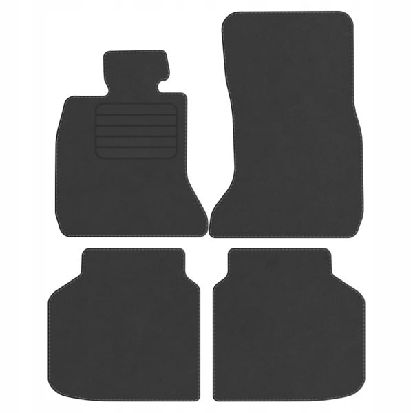 Bmw 7 F02 08-15 Velurové koberce Comfort Grafit