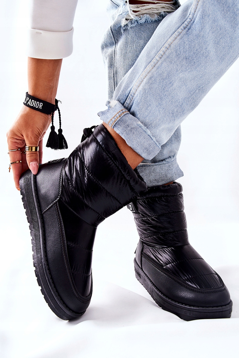 CZARNE BOTKI ŚNIEGOWCE BIG STAR II274120 38 Płeć kobieta