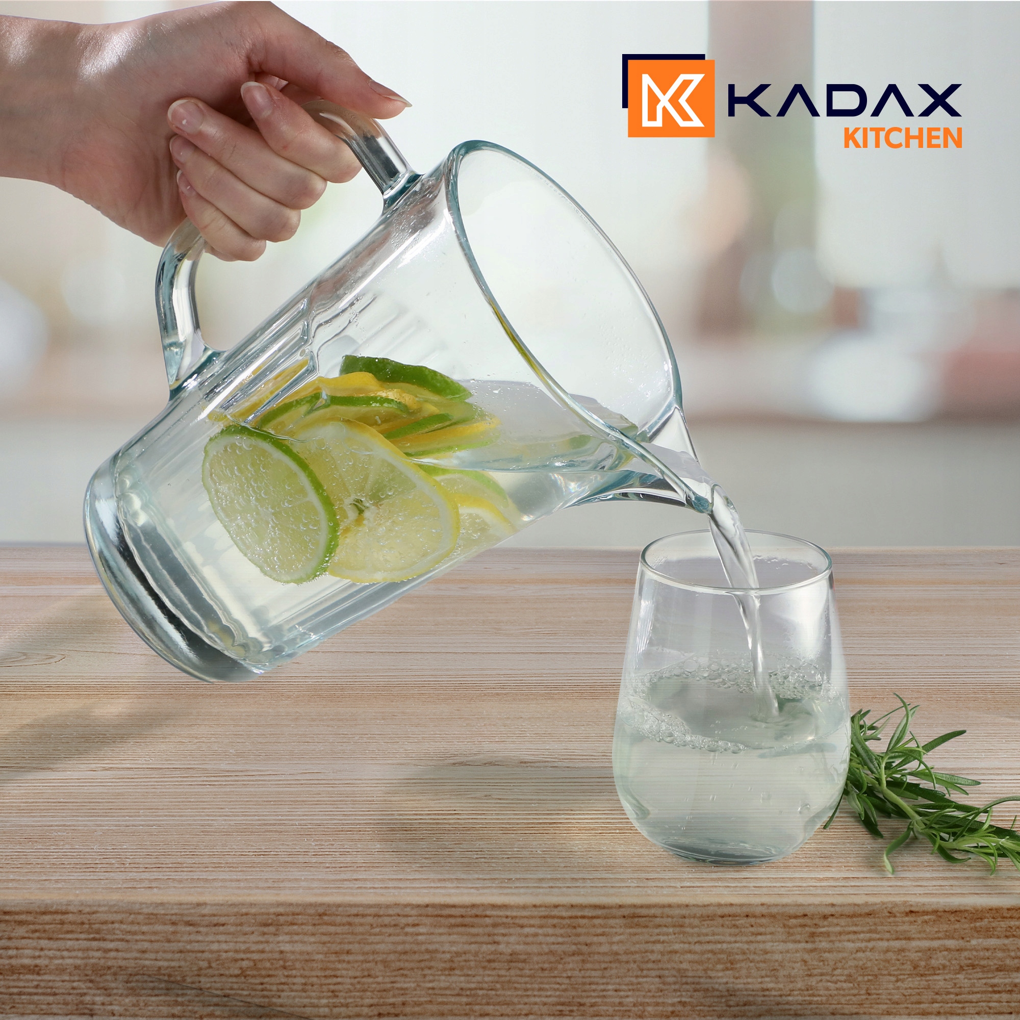 DZBANEK SZKLANY NA WODĘ LEMONIADĘ SOK 1,2L Stan opakowania oryginalne