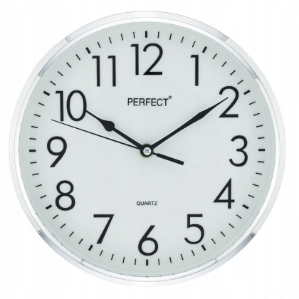 

Czytelny zegar analogowy ścienny Perfect 5742