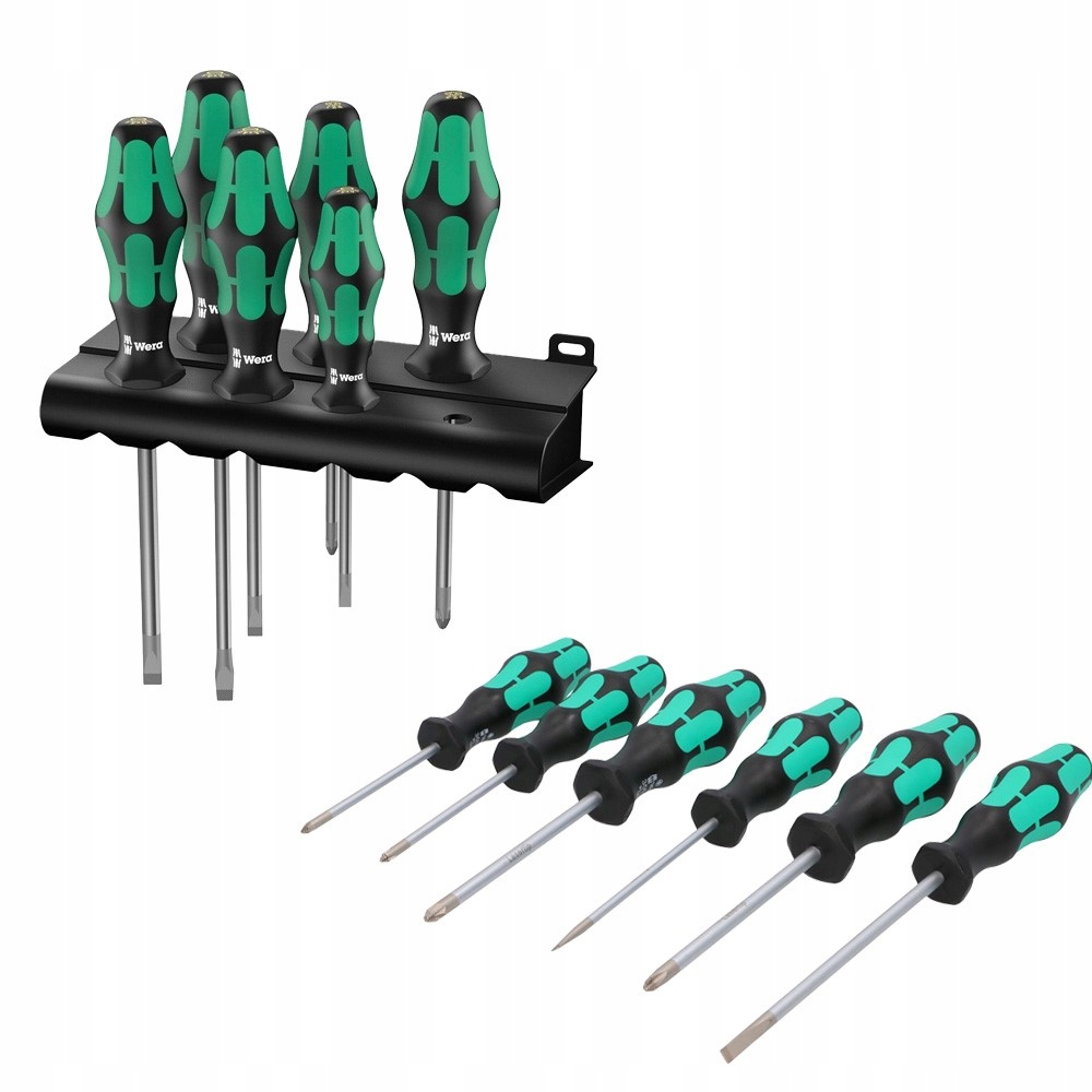 Sada robustních šroubováků Kraftform Lasertip Wera 105656 Pz