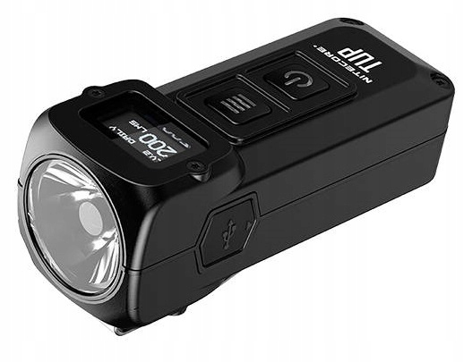 Nitecore TUP Latarka LED 1000lm OLED IP54 2 Tryby Zasilanie akumulatorowe