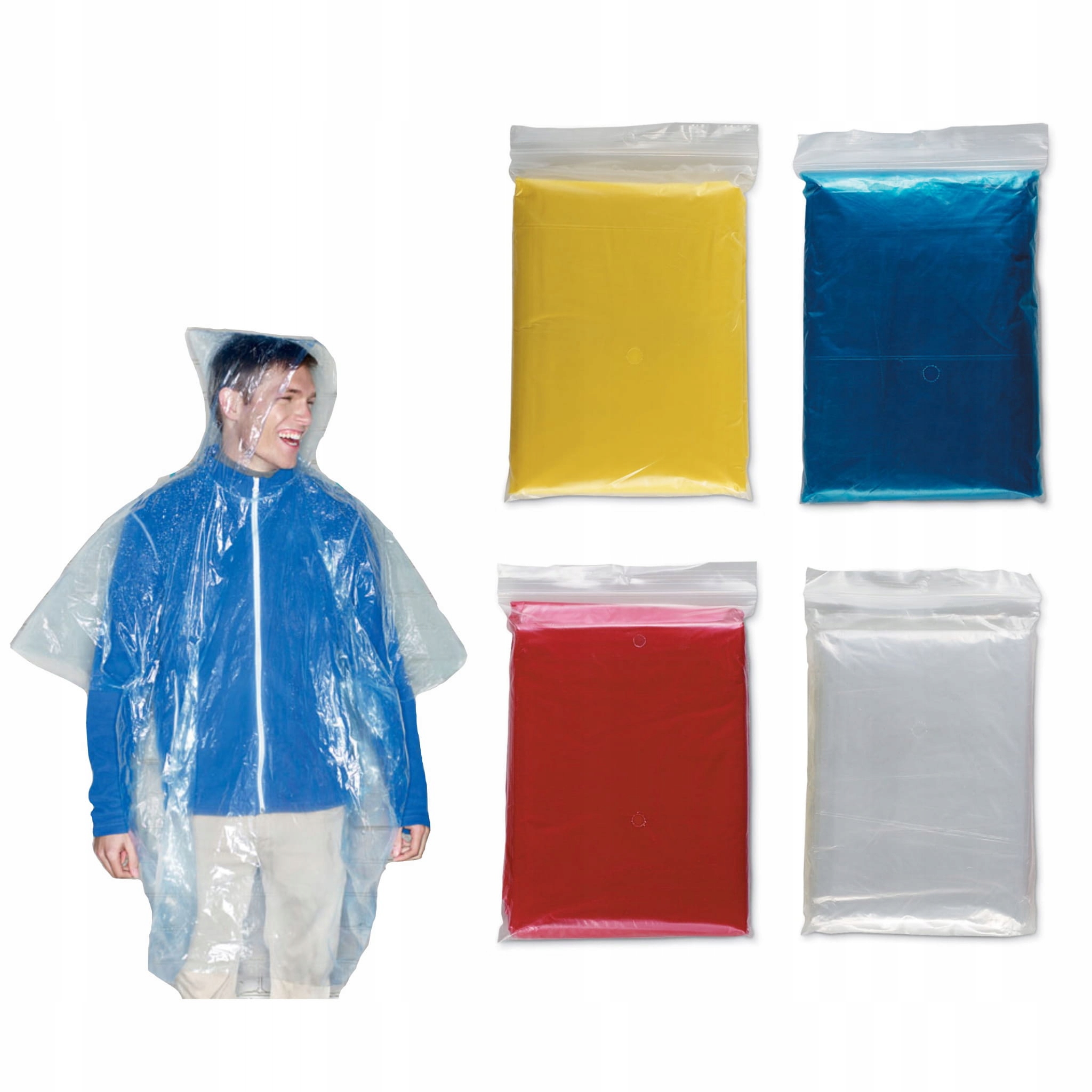 PŁASZCZ PRZECIWDESZCZOWY PELERYNA PONCHO BIAŁY Kod producenta IT0972