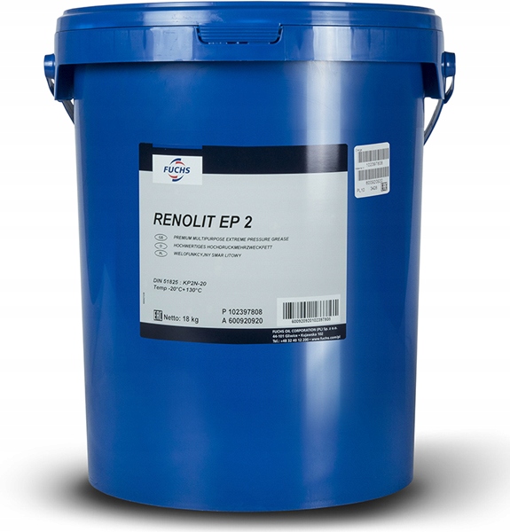 FUCHS RENOLIT EP2 18KG litowy NLGI 2 łożyskowy uniwersalny