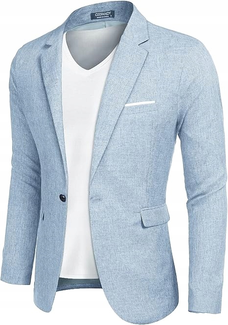 Pánské Sako Slim Fit Elegantní Rekreační Ležérní Velikost XXL 2XL