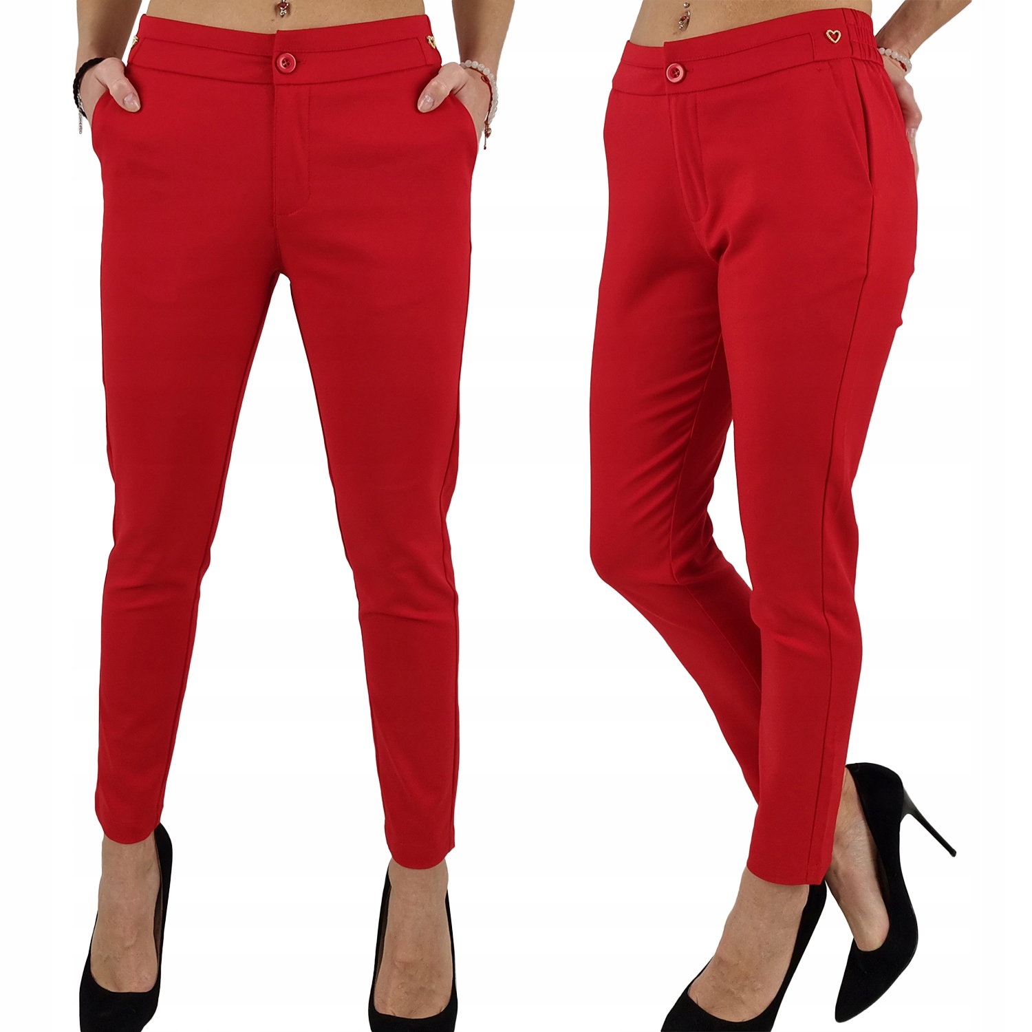 #elegantní Dámské Kalhoty Gumička 7/8 Freesia#