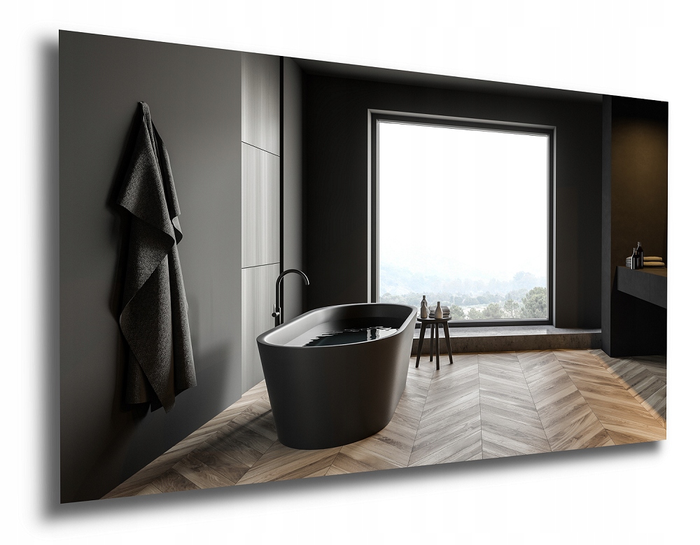 

Lustro Srebrne 60 x 120 cm Gotowe Do Montażu