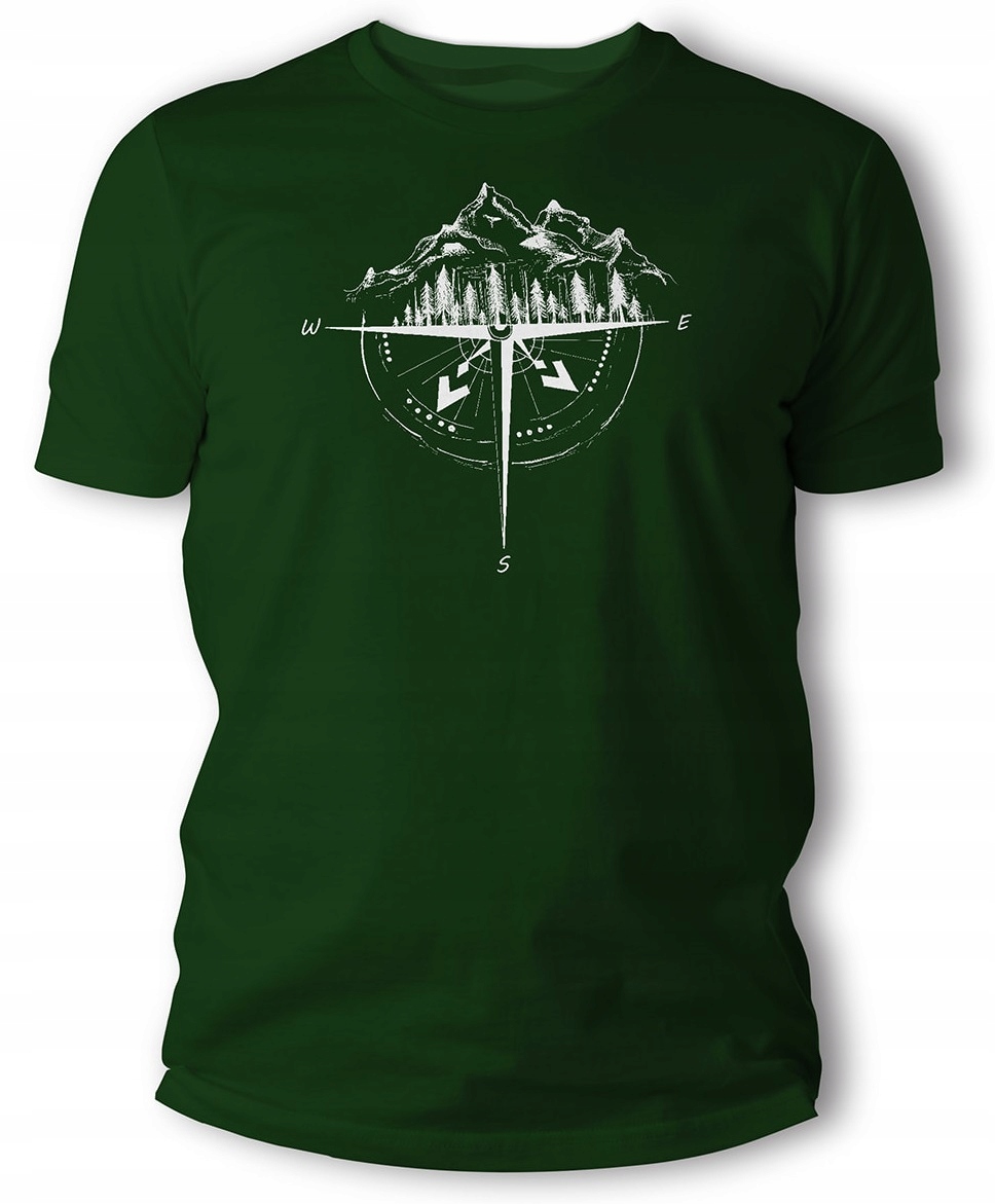 

Koszulka T-shirt TigerWood Róża Wiatrów Zielona XL