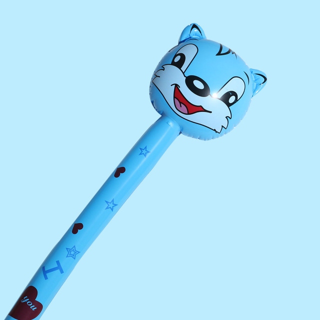 DMUCHANY KIJ DLA DZIECI BALON NA KIJU MŁOTEK GRA Kolor dominujący wielokolorowy