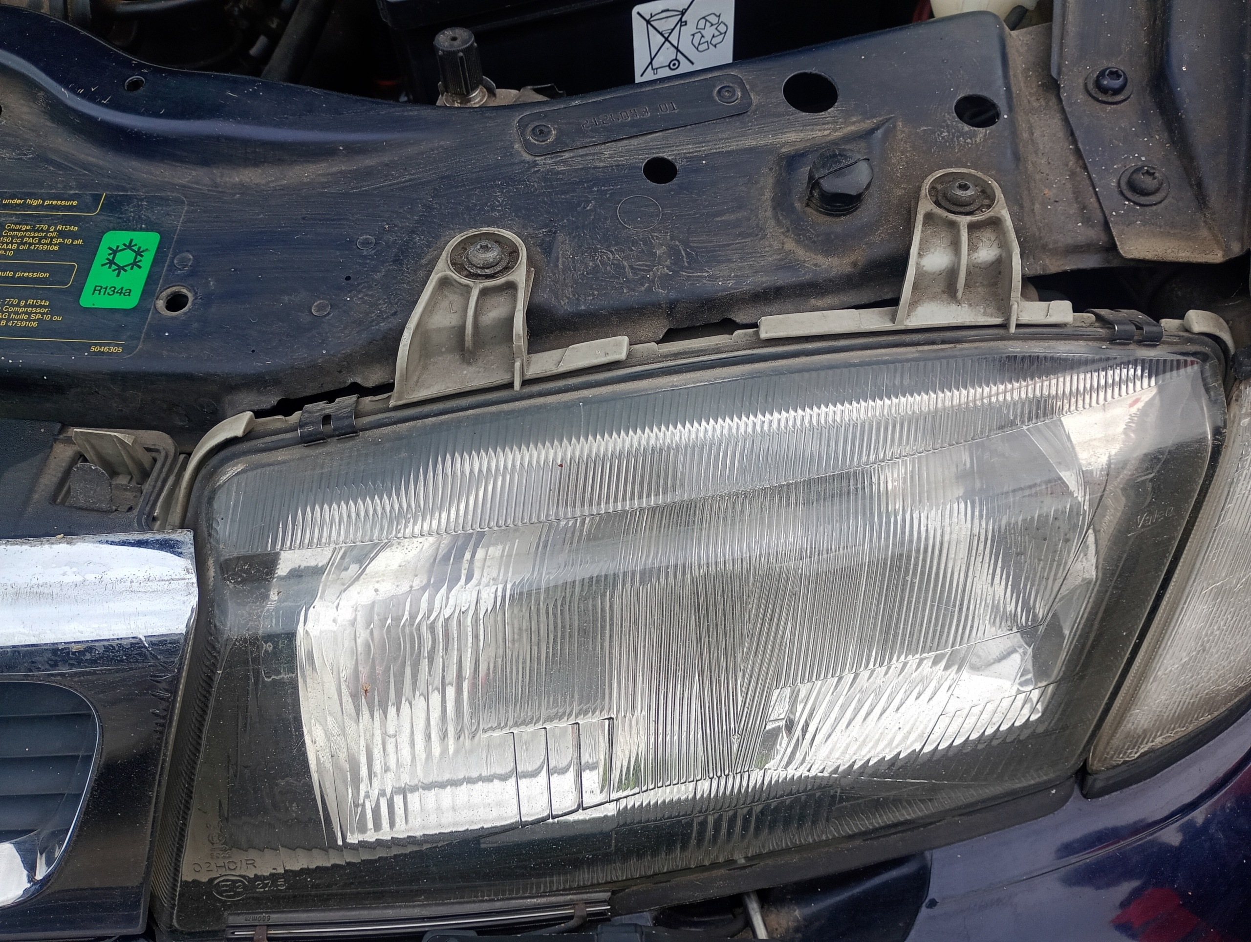 Reflektor light left front front Saab 93 9-3 98-02