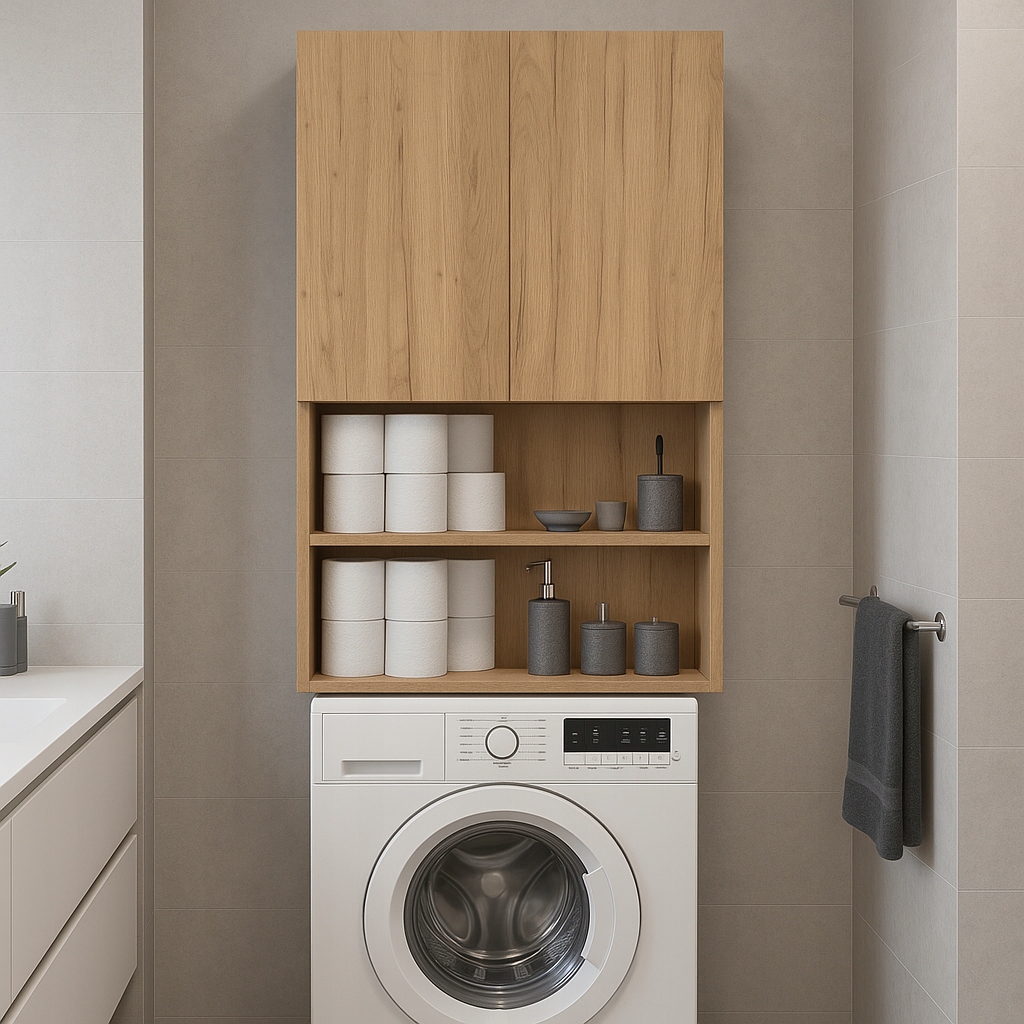 Szafka łazienkowa Dąb Craft złoty