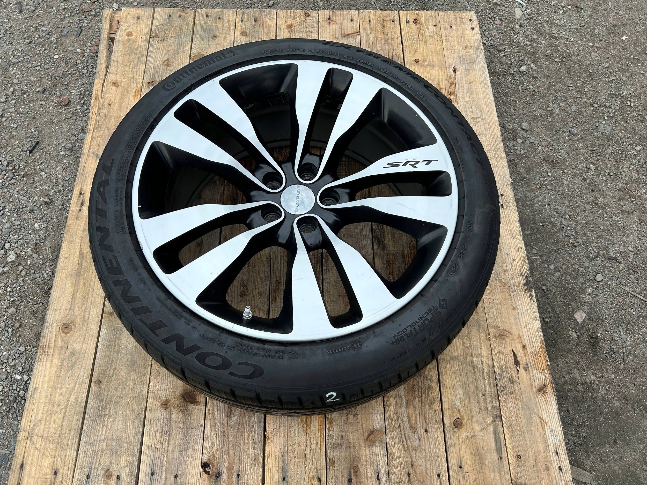 wheel disc disc 20" 20x9jx25.5 Dodge Charger Challenger SRT 2011