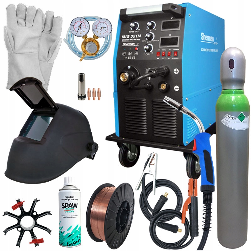 Spawarka MIGOMAT 4R MIG 350 A SHERMAN 400V IGBT
