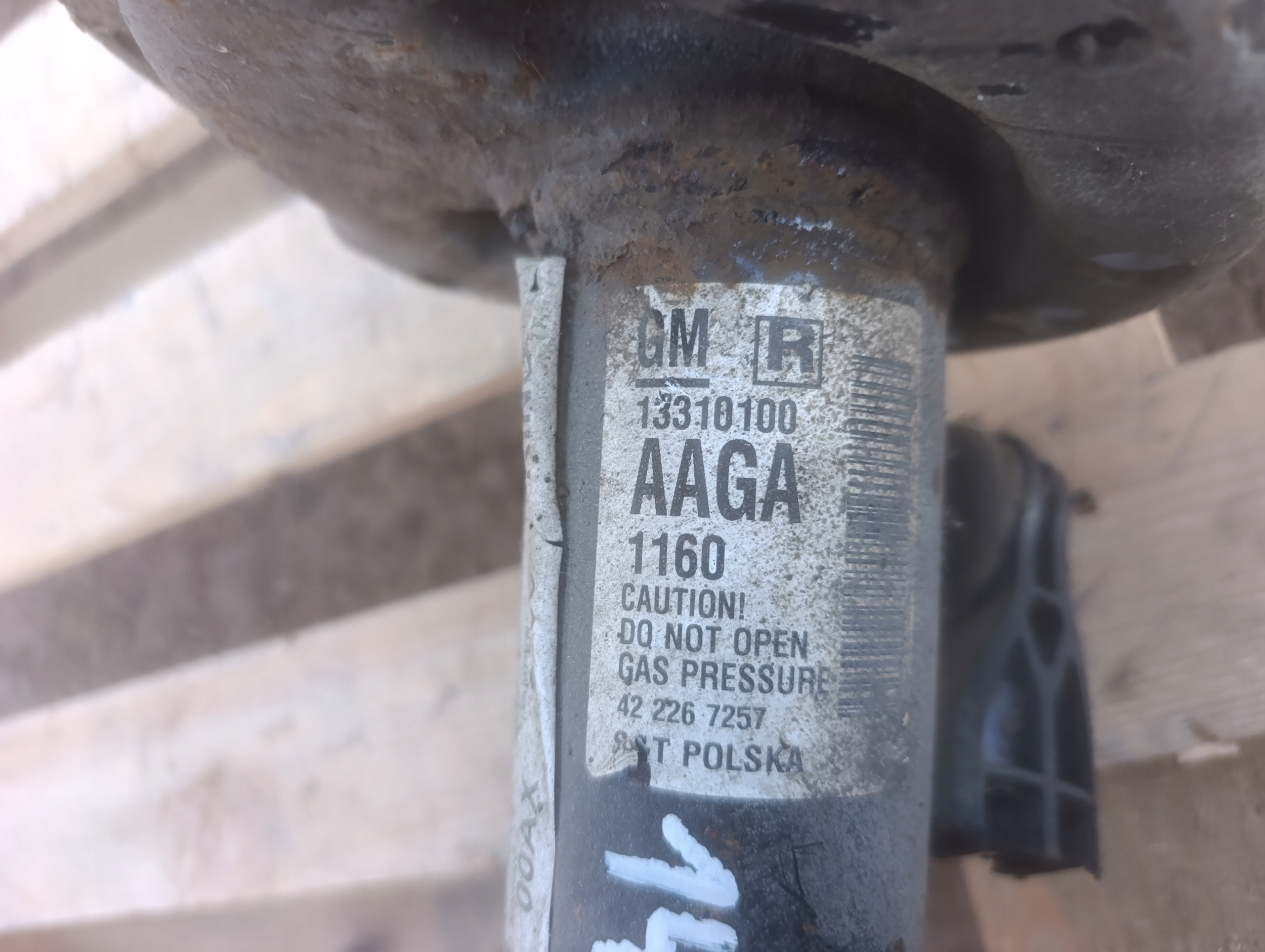 shock absorber MACPHERSON right front front OPEL ASTRA J 13310100 AAGA