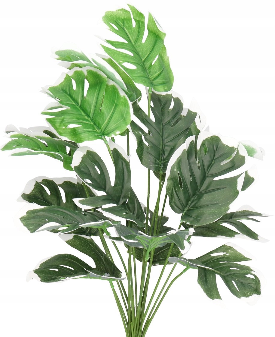 SZTUCZNE KWIATY LIŚCIE MONSTERY MONSTERA BUKIET