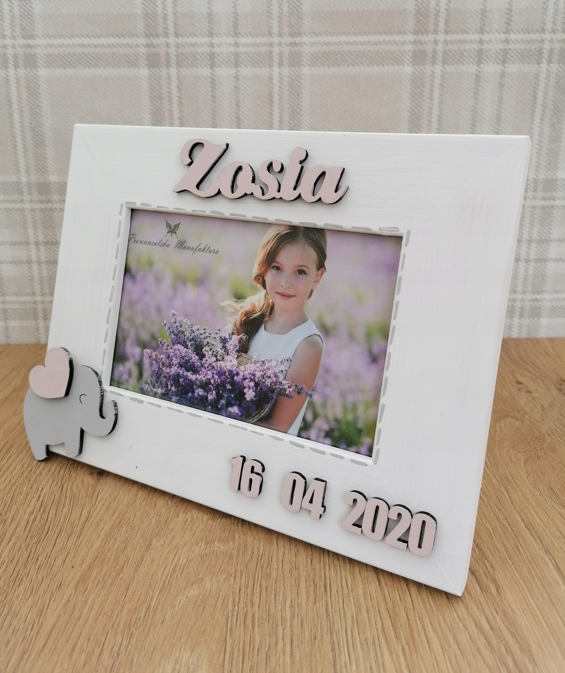 RAMKA 10x15 METRYCZKA , prezent na roczek, chrzest Płeć dziewczynki