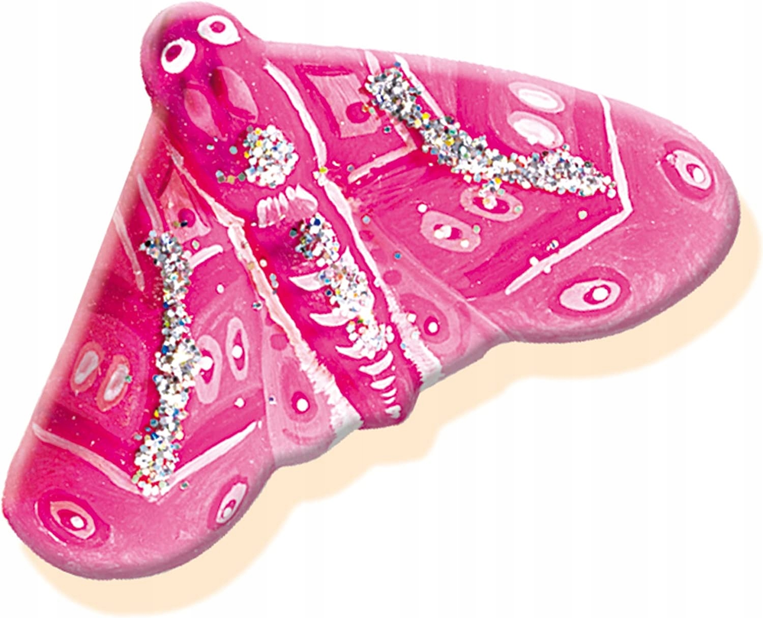 Motyle z brokatem odlewy gipsowe 5+ SES 01131 Materiał inny