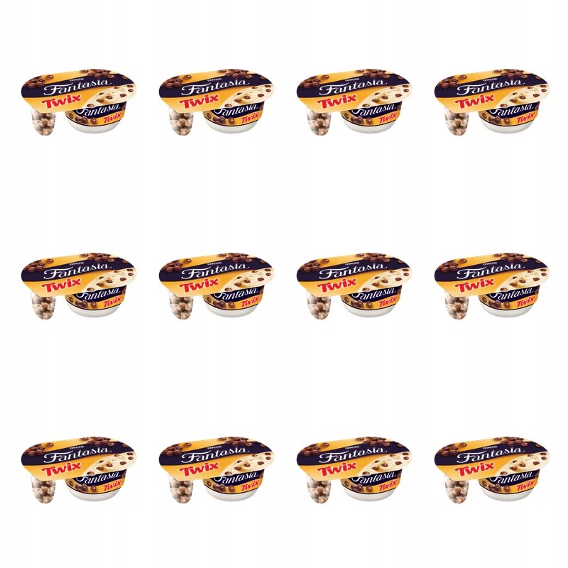 Danone Karamelový jogurt s mini sušenkami Twix Mix 120 g X12