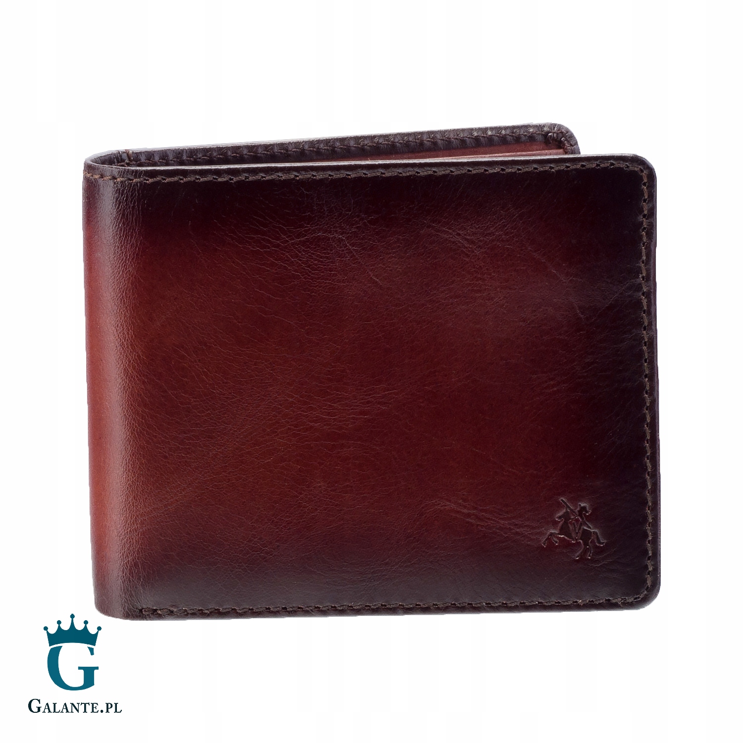 Portfel Męski Skórzany Efekt Przypalanej Skóry Visconti AT-60