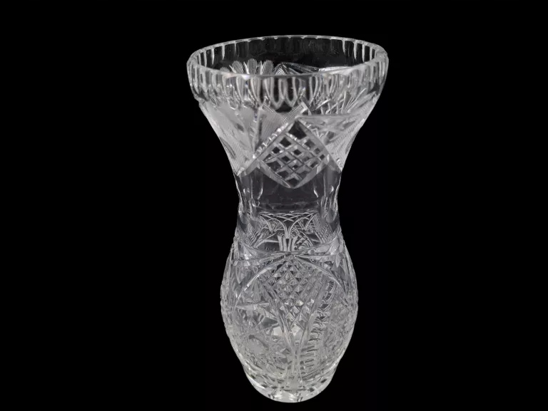 KRYSZTAŁOWY WAZON 22CM