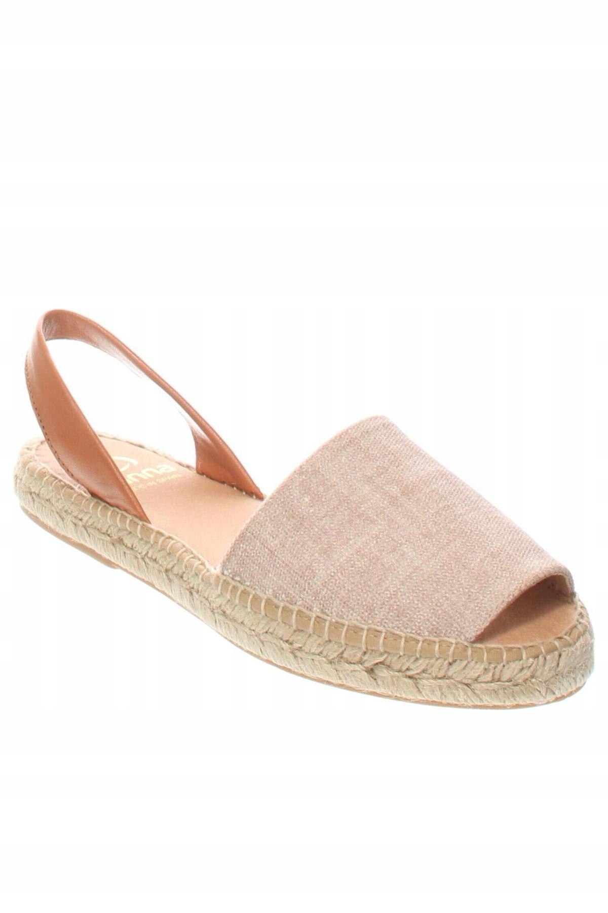 Sandály espadrilky broskvové ploché Kanna 40