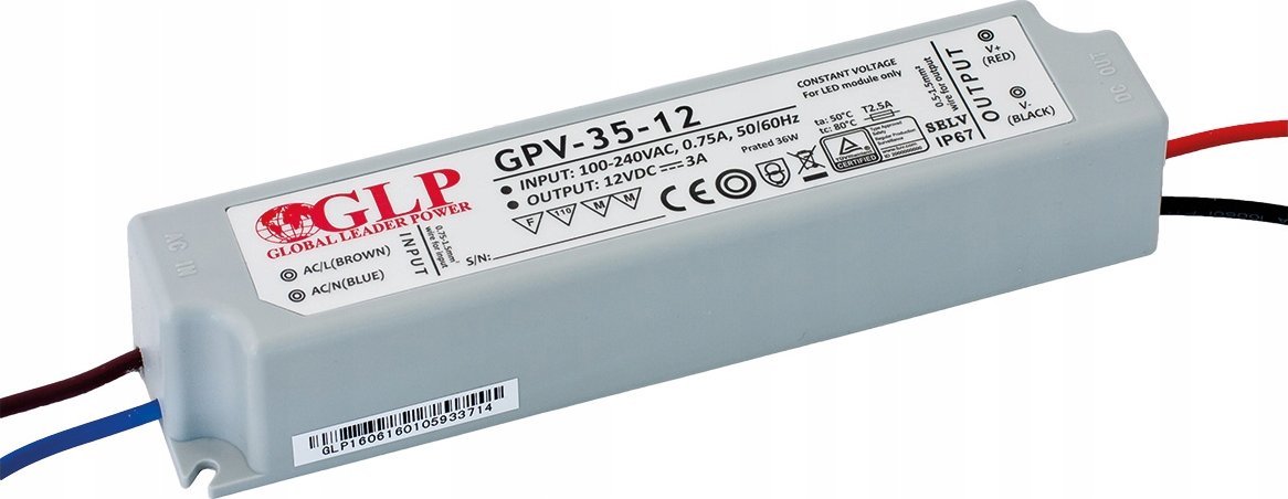 Glp Zasilacz Źródło GPV-35-24 24V 1.5A 36W