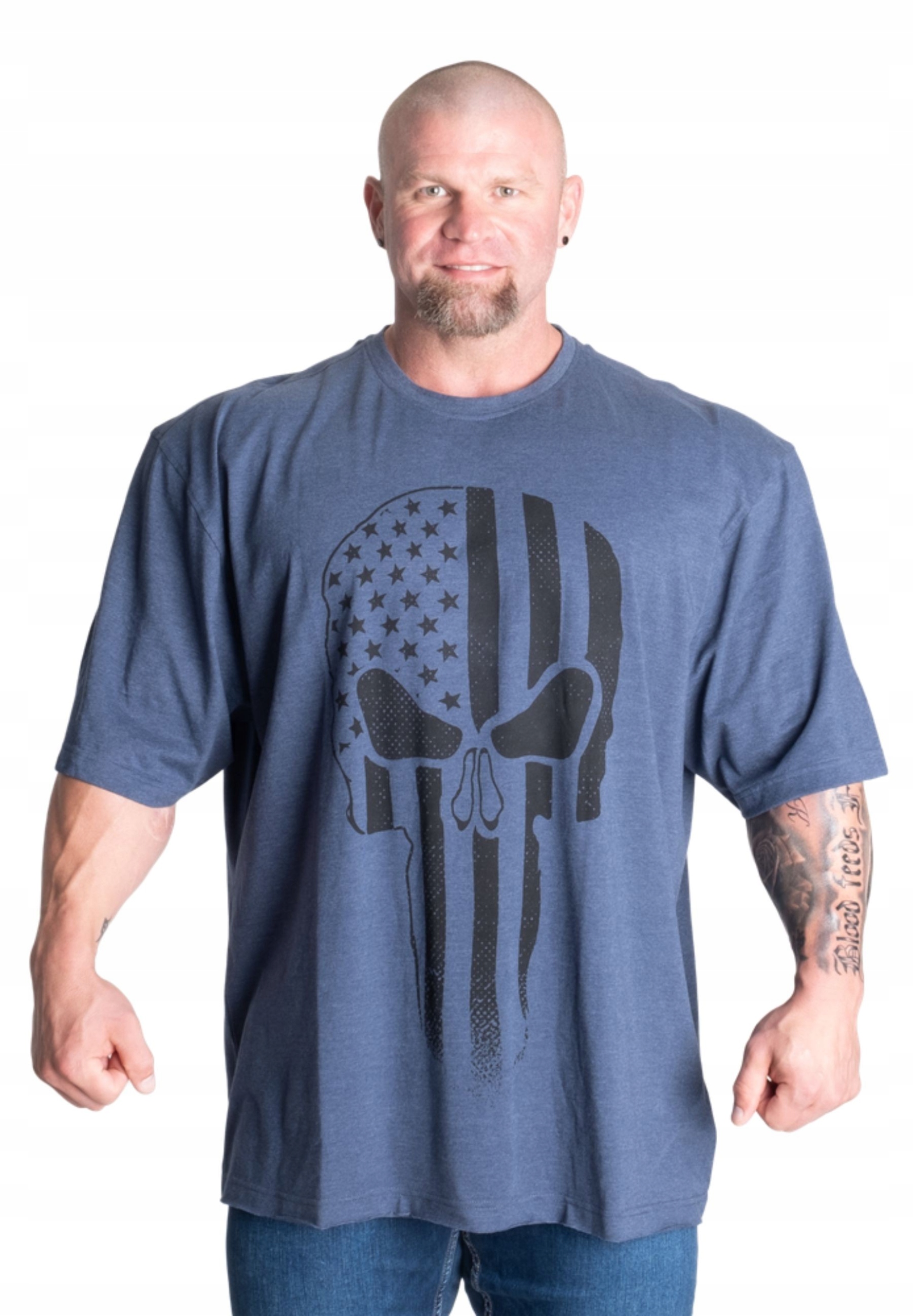Koszulka treningowa na siłownie męska Gasp Skull Division Iron Tee XL