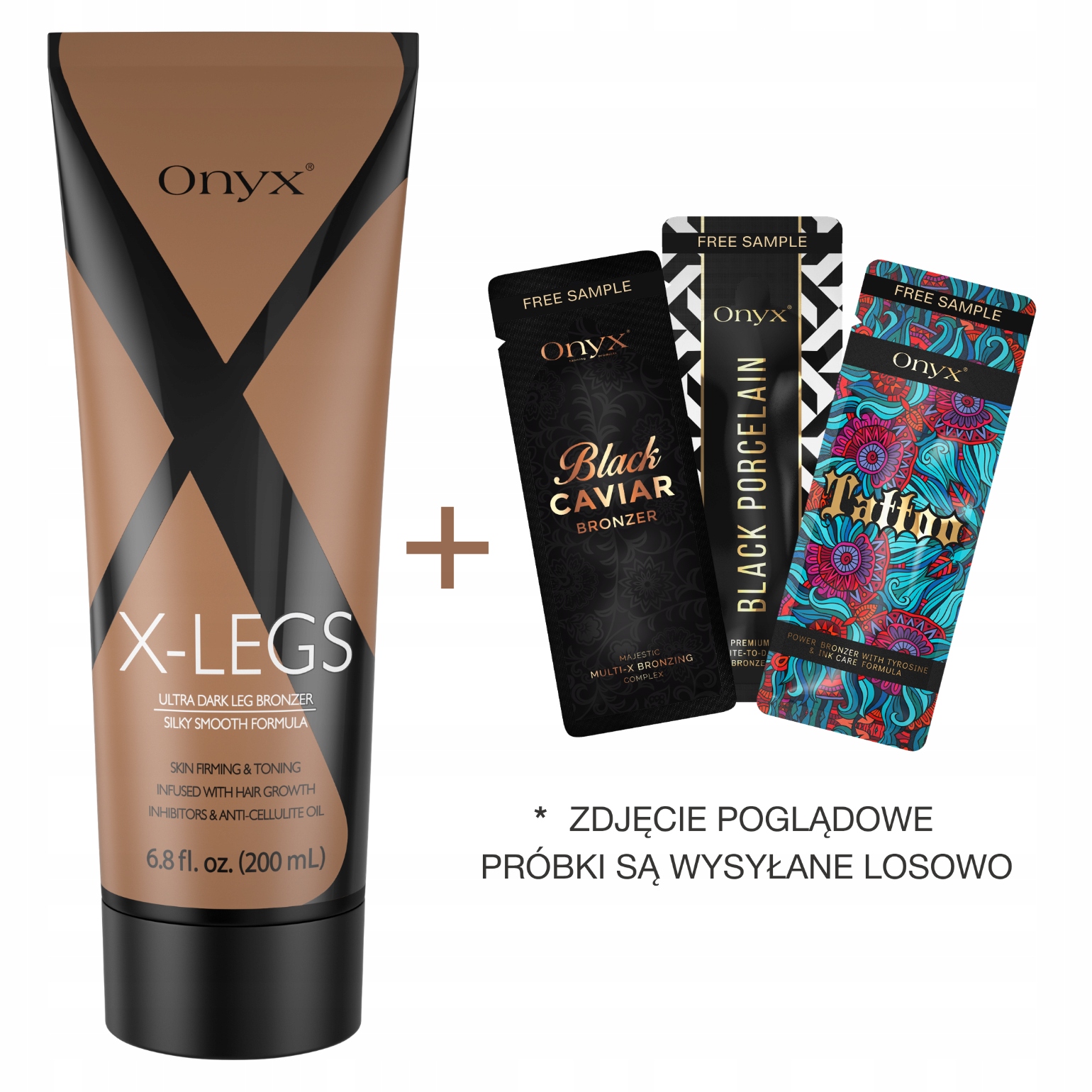 Onyx X-Legs tmavý bronzer pro opalování těžko opalujících se nohou +dárek
