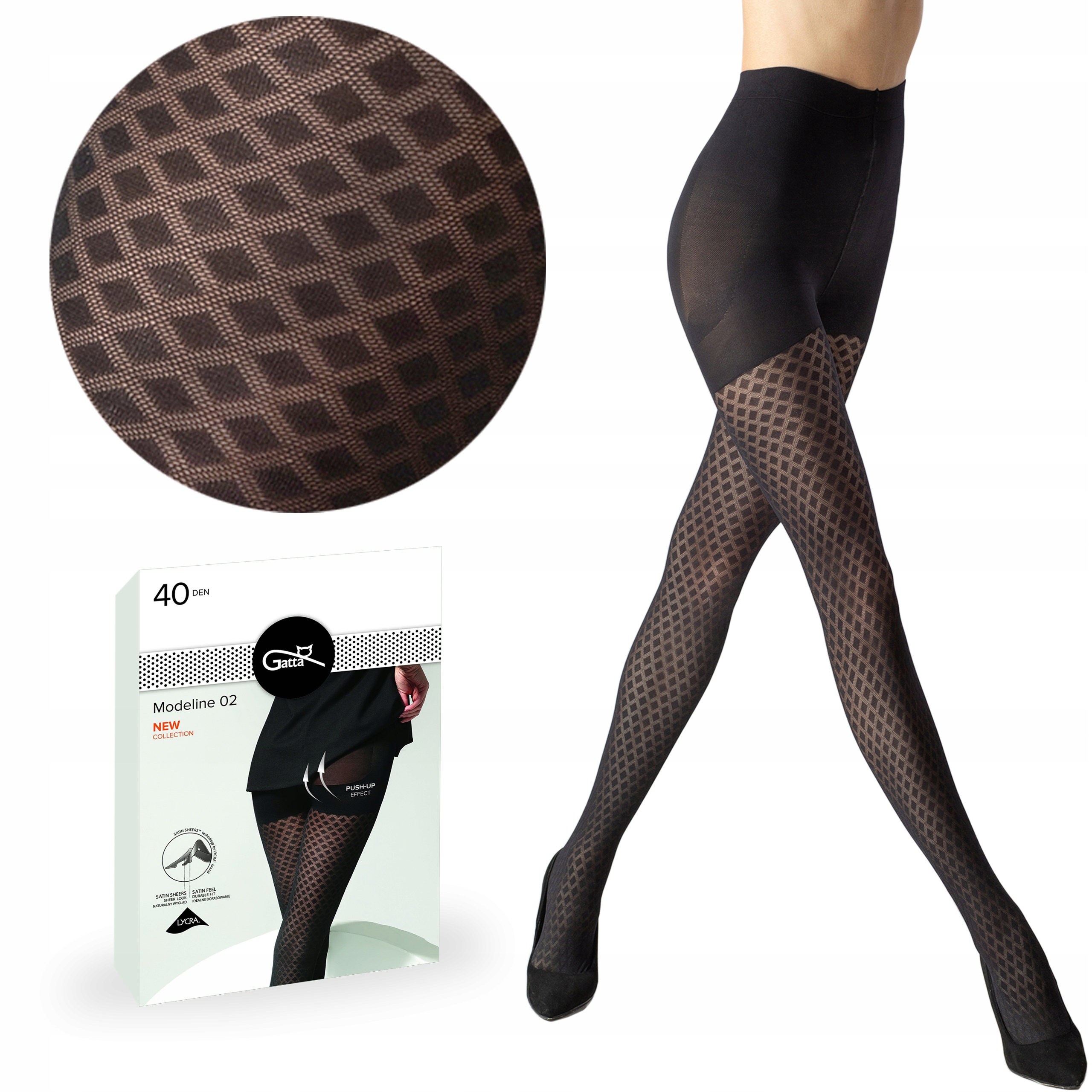 

Gatta rajstopy modelujące Modeline 02 40 den 2-S