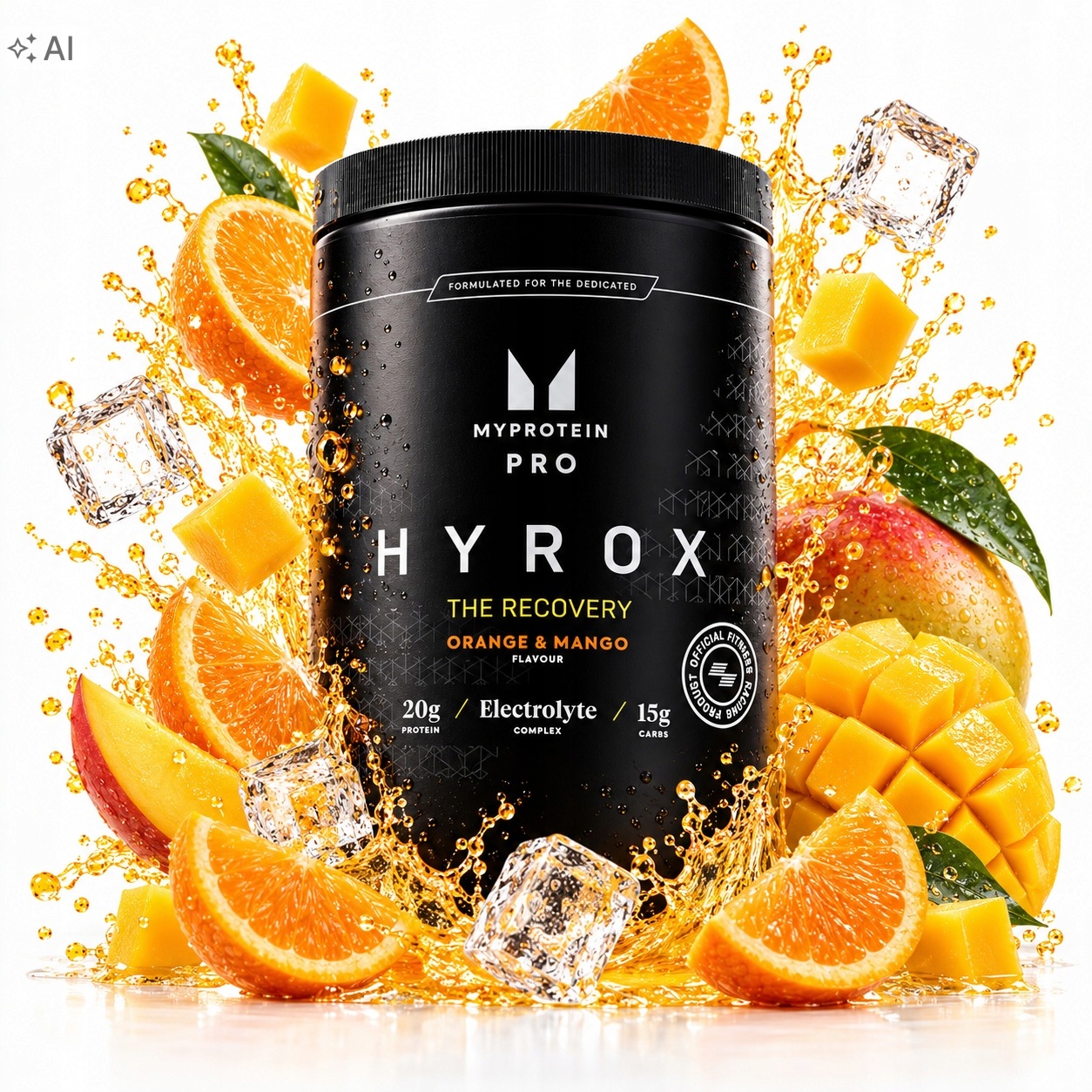 Myprotein Pro x Hyrox The Recovery 688 g Na Regeneraci Pomeranč mango