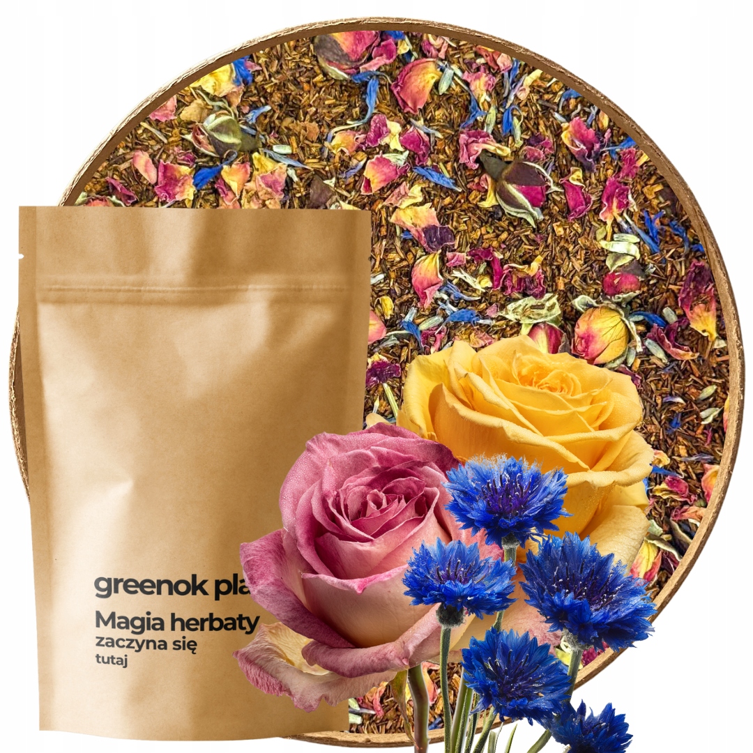 Levně Čaj Rooibos Růže Levandule 1000 g růžový, levandulový, aromatický, 1 kg Velkoobchod