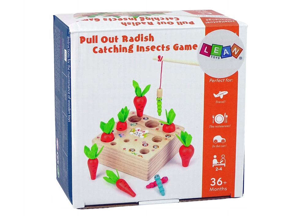 GRA MAGNETYCZNA MARCHEWKI DŻDŻOWNICA WĘDKA Płeć chłopcy dziewczynki