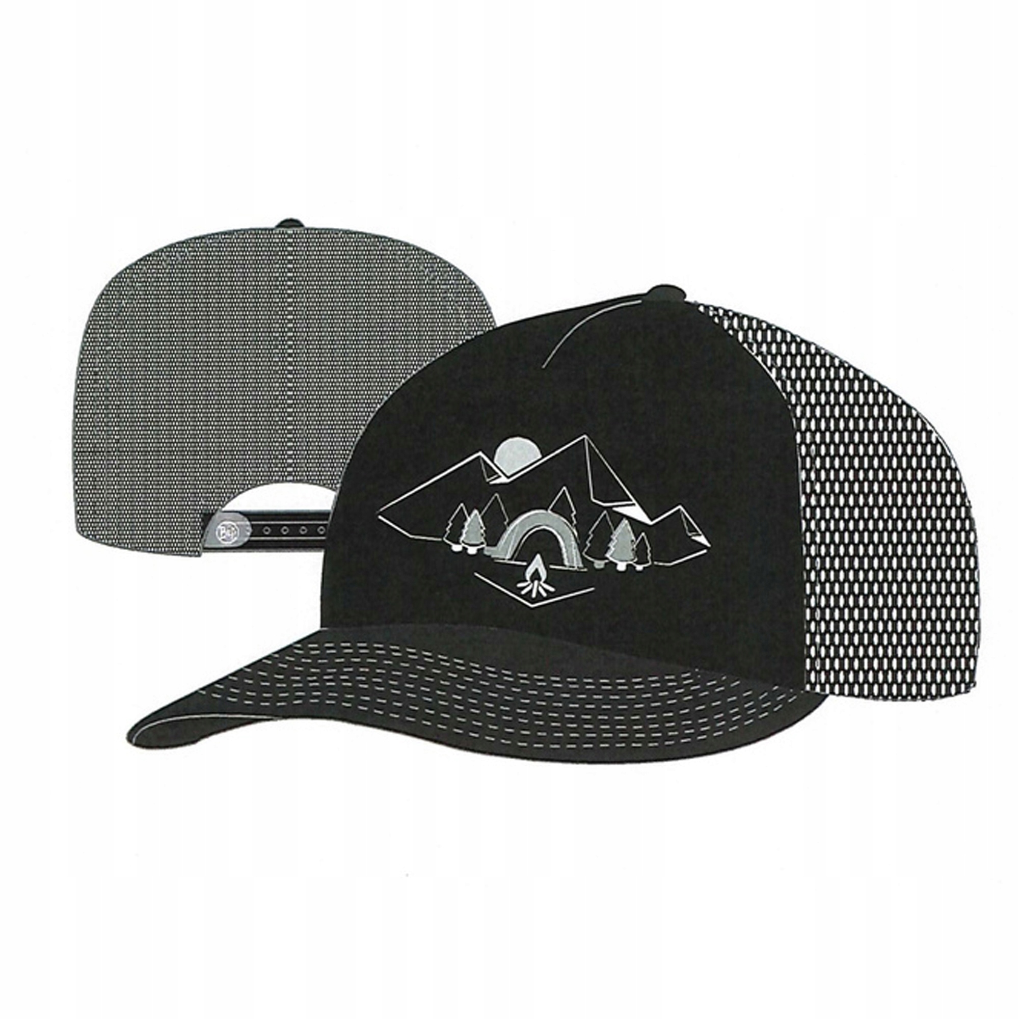 Czapka z daszkiem Buff Trucker Cap Epm 2022 Black one size