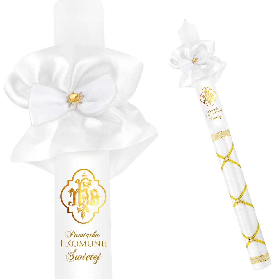 

Świeca Komunijna Pamiątka i Komunii Świętej
