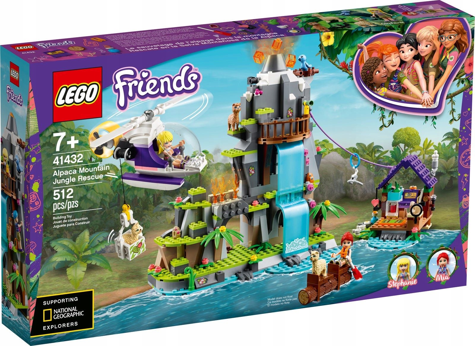 

Lego Friends 41432 Na ratunek alpakom Nowe