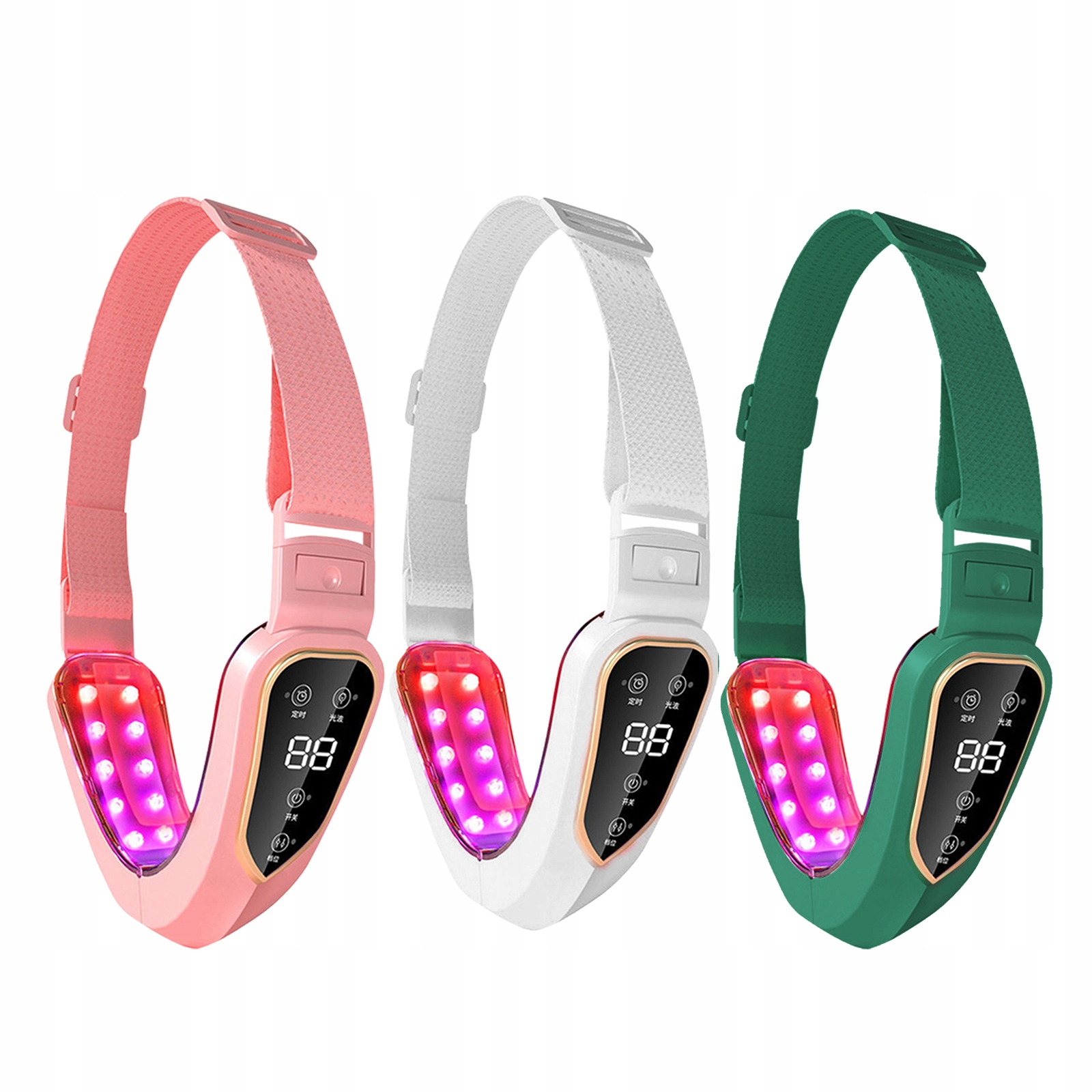 MASAŻER TWARZY LIFTING V PODBRÓDKA TERAPIA LED Zasilanie sieciowo-akumulatorowe