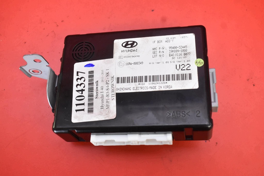 control unit module BCM 95400-3Z445 HYUNDAI I40 VF 1.7 CRDI 136 KM 11-15